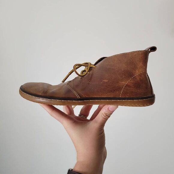 Vivobarefoot Gobi Leather Desert Boots Brown EU 38 / US 7 Minimalist Barefoot Sh - Picture 3 of 13